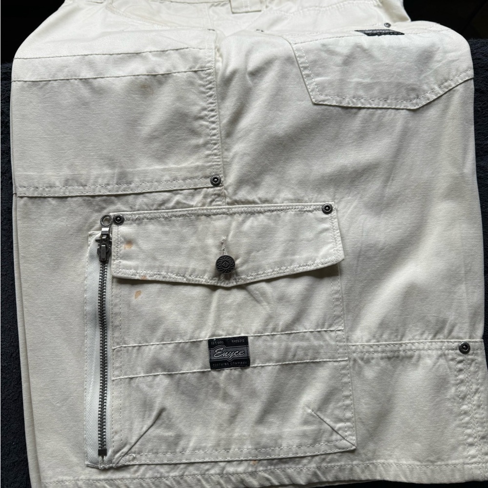 Cotton Garment with Black and White Details